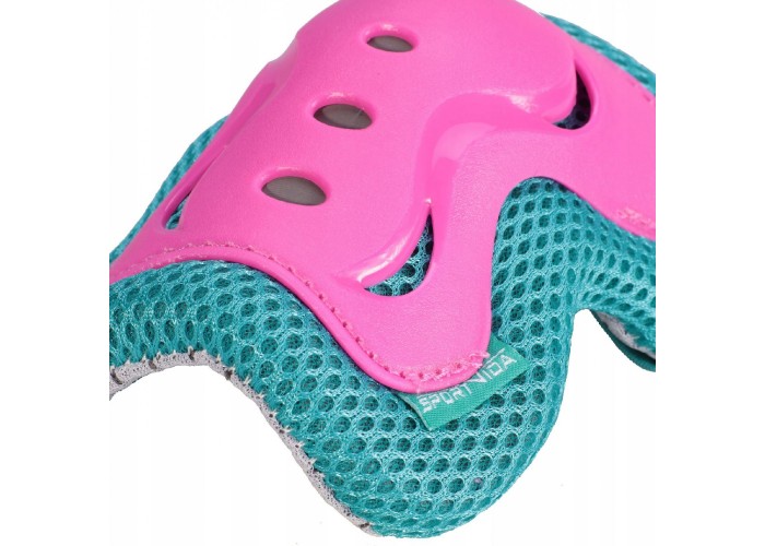 Комплект захисний SportVida 3 в 1 SV-KY0002-M Size M Blue/Pink