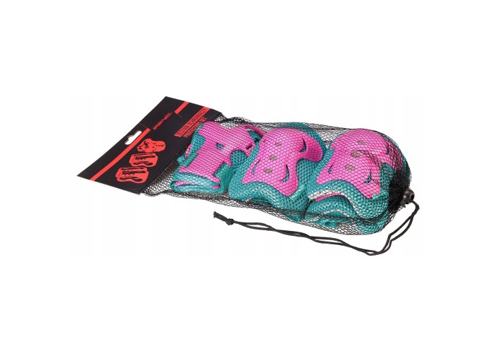 Комплект захисний SportVida 3 в 1 SV-KY0002-M Size M Blue/Pink