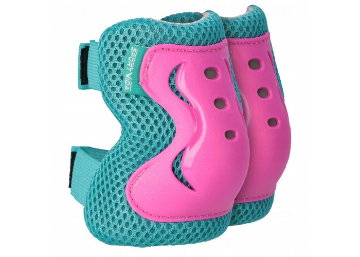 Комплект захисний SportVida 3 в 1 SV-KY0002-M Size M Blue/Pink