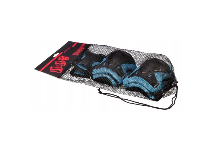 Комплект захисний SportVida 3 в 1 SV-KY0005-L Size L Blue/Black