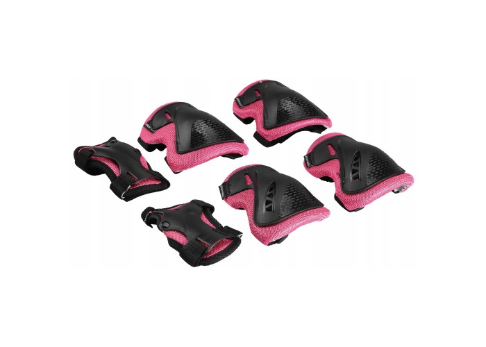 Комплект захисний SportVida 3 в 1 SV-KY0006-L Size L Black/Pink