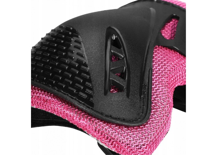 Комплект захисний SportVida 3 в 1 SV-KY0006-L Size L Black/Pink