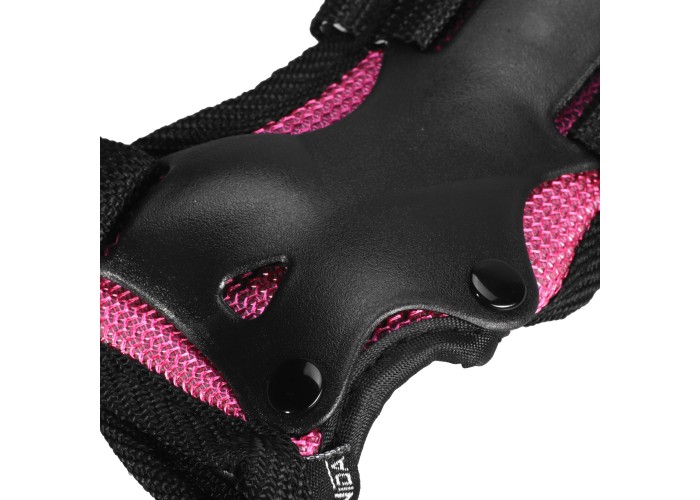 Комплект захисний SportVida 3 в 1 SV-KY0006-L Size L Black/Pink