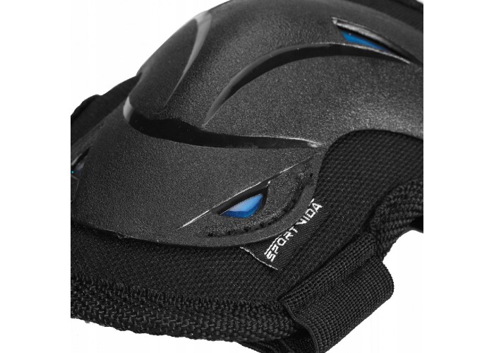 Комплект захисний SportVida 3 в 1 SV-KY0003-M Size M Black/Blue