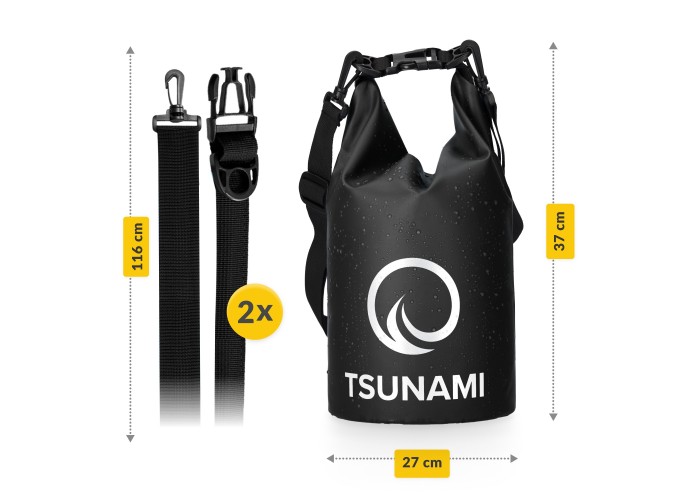 Гермомішок TSUNAMI Dry Pack 5 л водозахисний TS011
