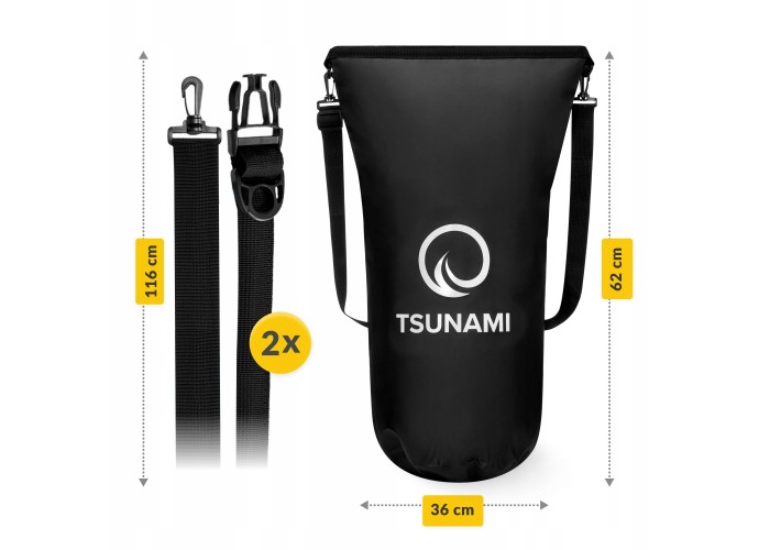 Гермомішок TSUNAMI Dry Pack 20 л водозахисний TS014