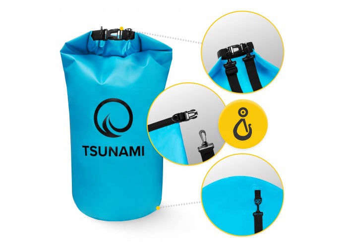Гермомішок TSUNAMI Dry Pack 20 л водозахисний TS015