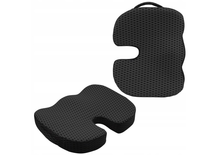 Ортопедична подушка 4FIZJO для сидіння 35 x 45 x 7 см 4FJ0613 Black