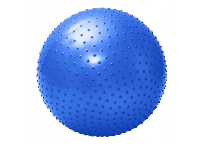 М'яч для фітнесу (фітбол) 4FIZJO 65 см масажний Anti-Burst 4FJ0616 Blue