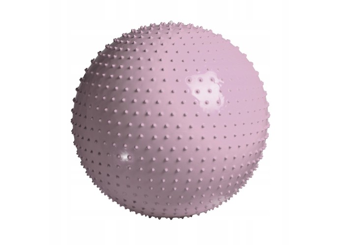 М'яч для фітнесу (фітбол) 4FIZJO 65 см масажний Anti-Burst 4FJ0617 Pink