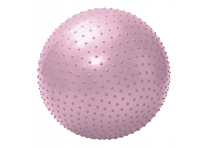 М'яч для фітнесу (фітбол) 4FIZJO 65 см масажний Anti-Burst 4FJ0617 Pink