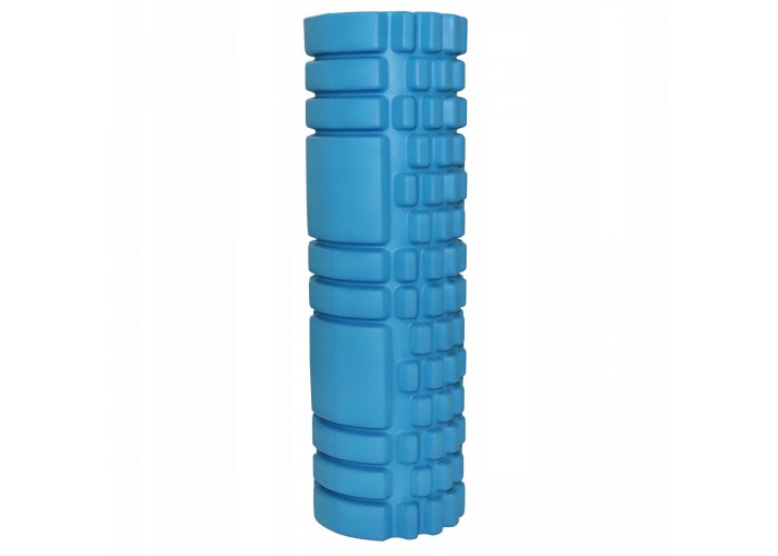 Масажний ролик (валик, роллер) SportVida EVA 45 x 14 см SV-HK0213 Blue