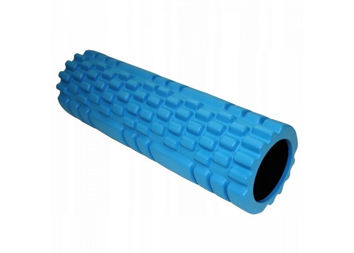 Масажний ролик (валик, роллер) SportVida EVA 45 x 14 см SV-HK0213 Blue