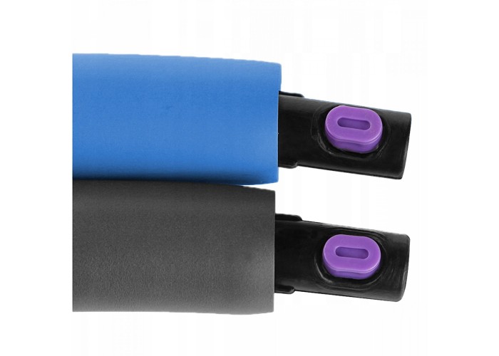 Обруч масажний Hula Hoop SportVida 90 см SV-HK0216 Grey/Blue