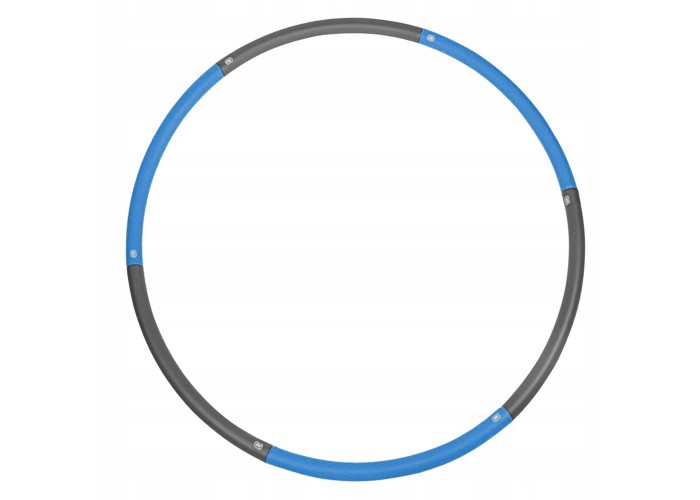 Обруч масажний Hula Hoop SportVida 90 см SV-HK0216 Grey/Blue