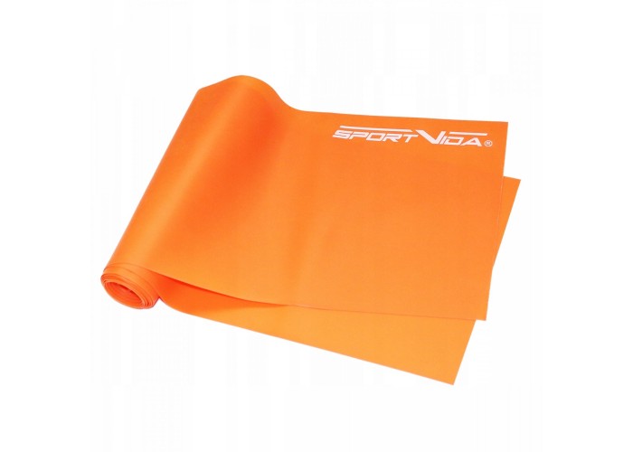 Стрічка-еспандер SportVida Flat Stretch Band 200 х 15 см 5-10 кг для спорту та реабілітації SV-HK0185