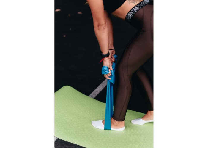 Стрічка-еспандер SportVida Flat Stretch Band 200 х 15 см 10-15 кг для спорту та реабілітації SV-HK0186