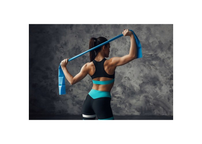 Стрічка-еспандер SportVida Flat Stretch Band 200 х 15 см 10-15 кг для спорту та реабілітації SV-HK0186