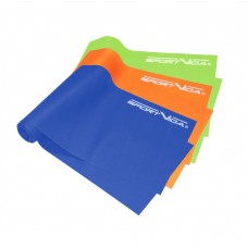 Стрічка-еспандер SportVida Flat Stretch Band 3 шт 120 х 15 см 0-15 кг для спорту та реабілітації SV-HK0183