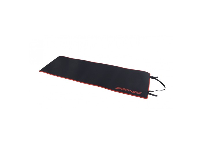 Коврик (мат) для йоги та фітнесу SportVida Neopren 6 мм SV-HK0037 Black