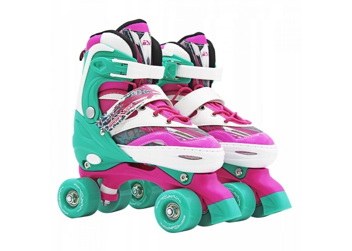 Роликові ковзани (квади) SportVida SV-LG0040 Size 35-38 Pink/Green