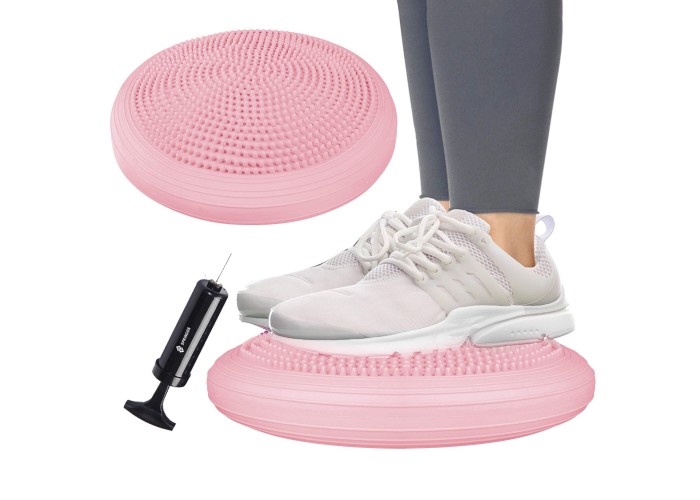 Балансувальна подушка (сенсомоторна) масажна Springos PRO FA0089 Pink