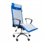 Килимок акупунктурний з валиком 4FIZJO Classic Mat XL Аплікатор Кузнєцова 4FJ0085 Blue/White