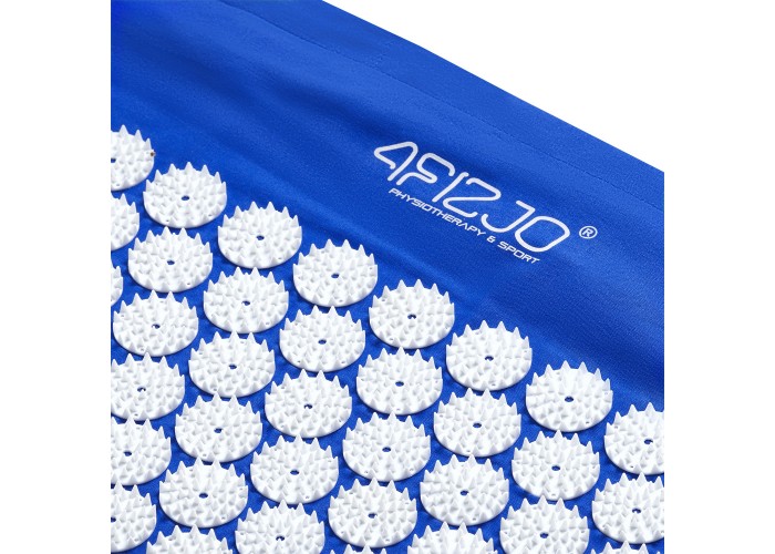 Килимок акупунктурний з валиком 4FIZJO Classic Mat XL Аплікатор Кузнєцова 4FJ0085 Blue/White