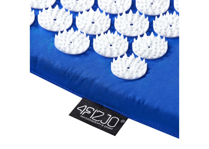 Килимок акупунктурний з валиком 4FIZJO Classic Mat XL Аплікатор Кузнєцова 4FJ0085 Blue/White