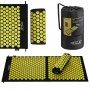 Килимок акупунктурний з валиком 4FIZJO Classic Mat XL Аплікатор Кузнєцова 4FJ0087 Black/Yellow