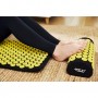 Килимок акупунктурний з валиком 4FIZJO Classic Mat XL Аплікатор Кузнєцова 4FJ0087 Black/Yellow