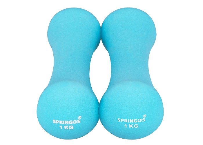 Гантелі вінілові Springos 2 x 1 кг FA1038