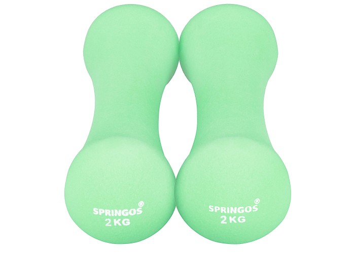 Гантелі вінілові Springos 2 x 2 кг FA1040