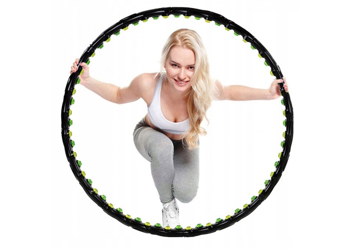 Обруч масажний з магнітами Springos Hula Hoop 100 см FA0096