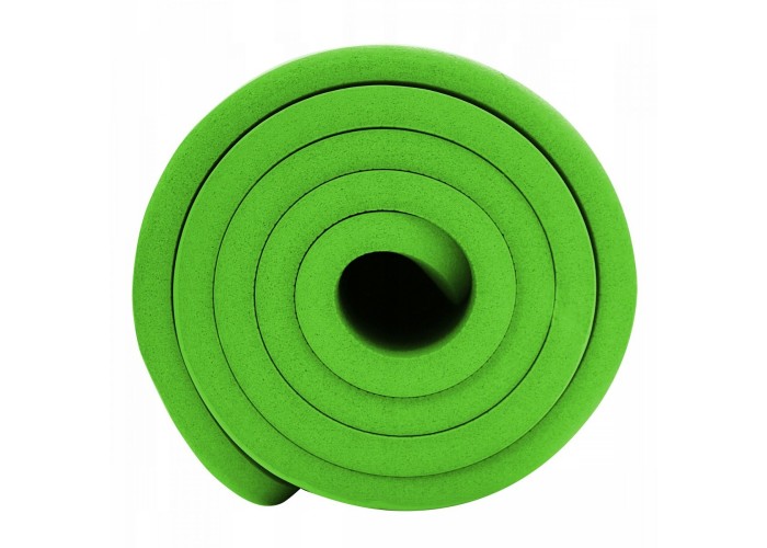 Килимок (мат) спортивний SportVida NBR 180 x 60 x 1.5 см для йоги та фітнесу SV-HK0250 Green