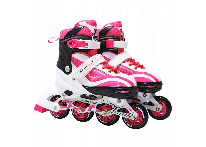 Роликові ковзани SportVida SV-LG0044 Size 39-42 White/Pink