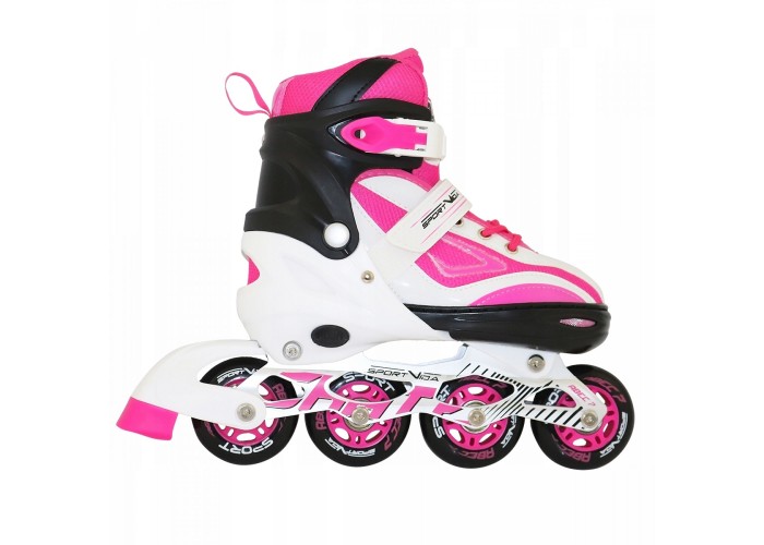 Роликові ковзани SportVida SV-LG0044 Size 39-42 White/Pink