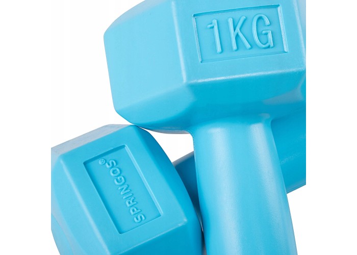 Гантелі Springos Hex 2 x 1 кг FA1030