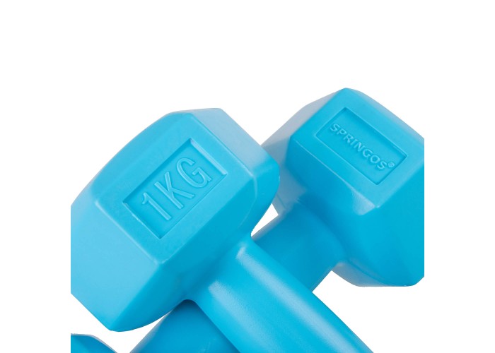 Гантелі Springos Hex 2 x 1 кг FA1030