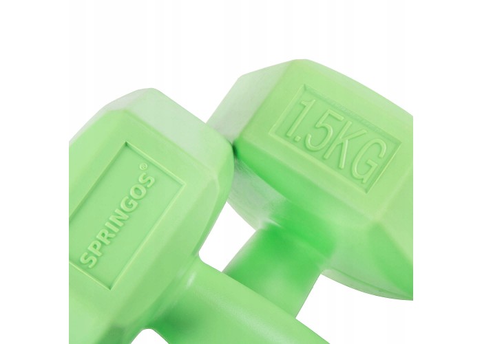 Гантелі Springos Hex 2 x 1.5 кг FA1031