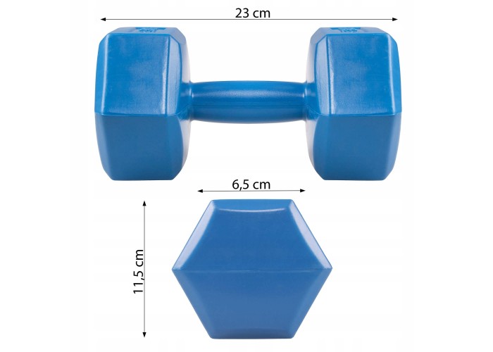 Гантелі Springos Hex 2 x 2.5 кг FA1033
