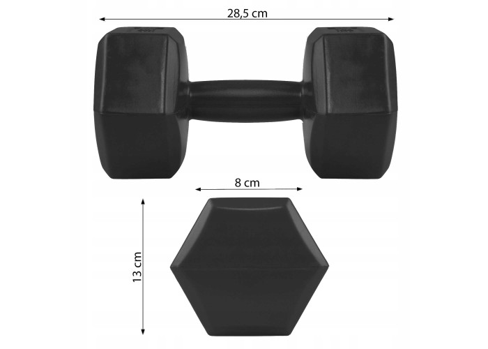 Гантелі Springos Hex 2 x 5 кг FA1036