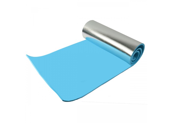 Коврик туристичний (каремат) SportVida Alu EVA 1 см SV-EZ0012 Blue