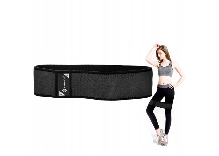 Резинка для фітнесу та спорту із тканини Springos Hip Band Size L FA0115
