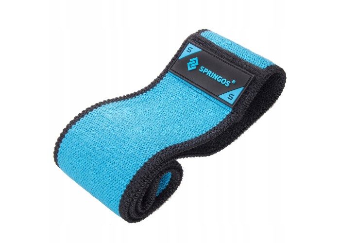 Резинка для фітнесу та спорту із тканини Springos Hip Band Size S FA0109