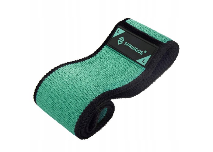 Резинка для фітнесу та спорту із тканини Springos Hip Band Size L FA0111
