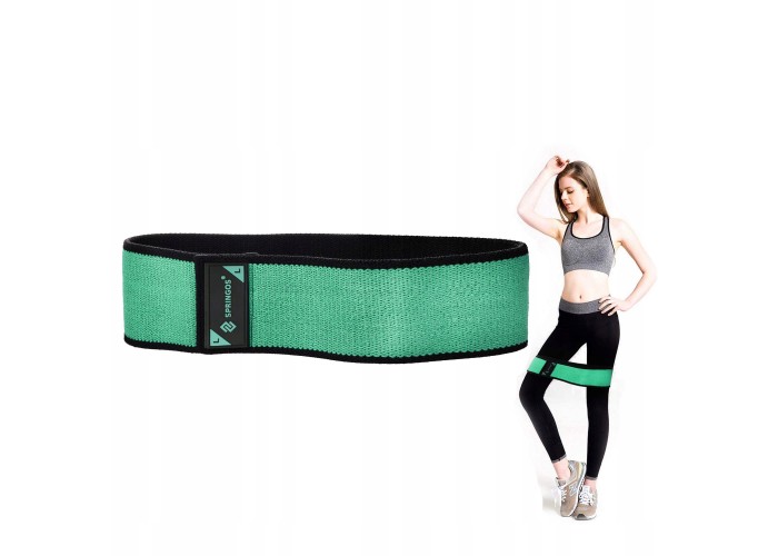 Резинка для фітнесу та спорту із тканини Springos Hip Band Size L FA0111
