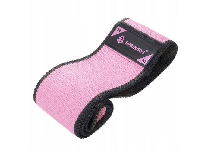 Резинка для фітнесу та спорту із тканини Springos Hip Band Size M FA0110