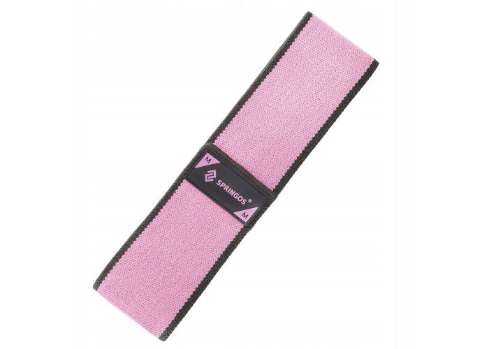Резинка для фітнесу та спорту із тканини Springos Hip Band Size M FA0110