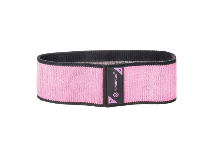 Резинка для фітнесу та спорту із тканини Springos Hip Band Size M FA0110